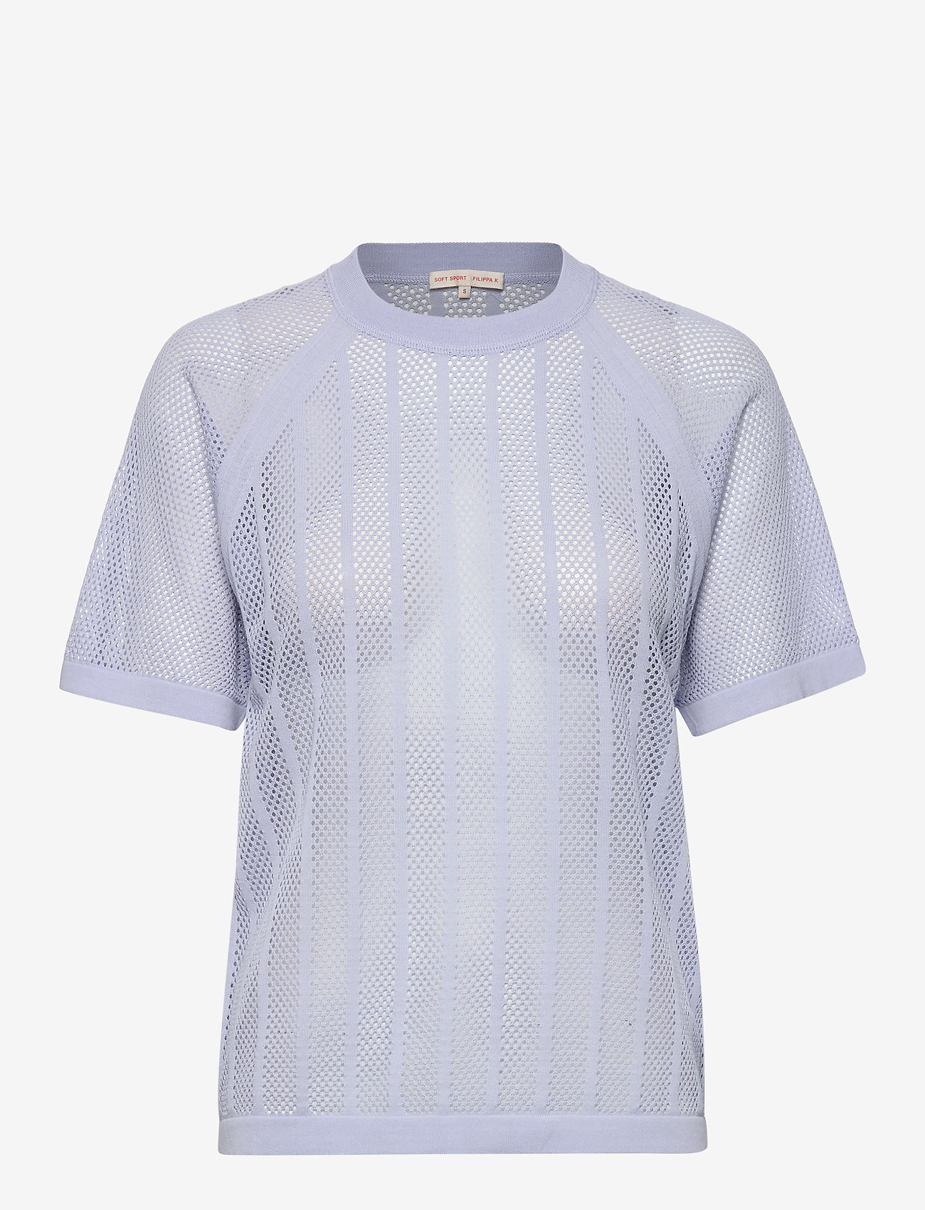 Filippa K - Cotton Mesh Knit Top - sky blue - 0