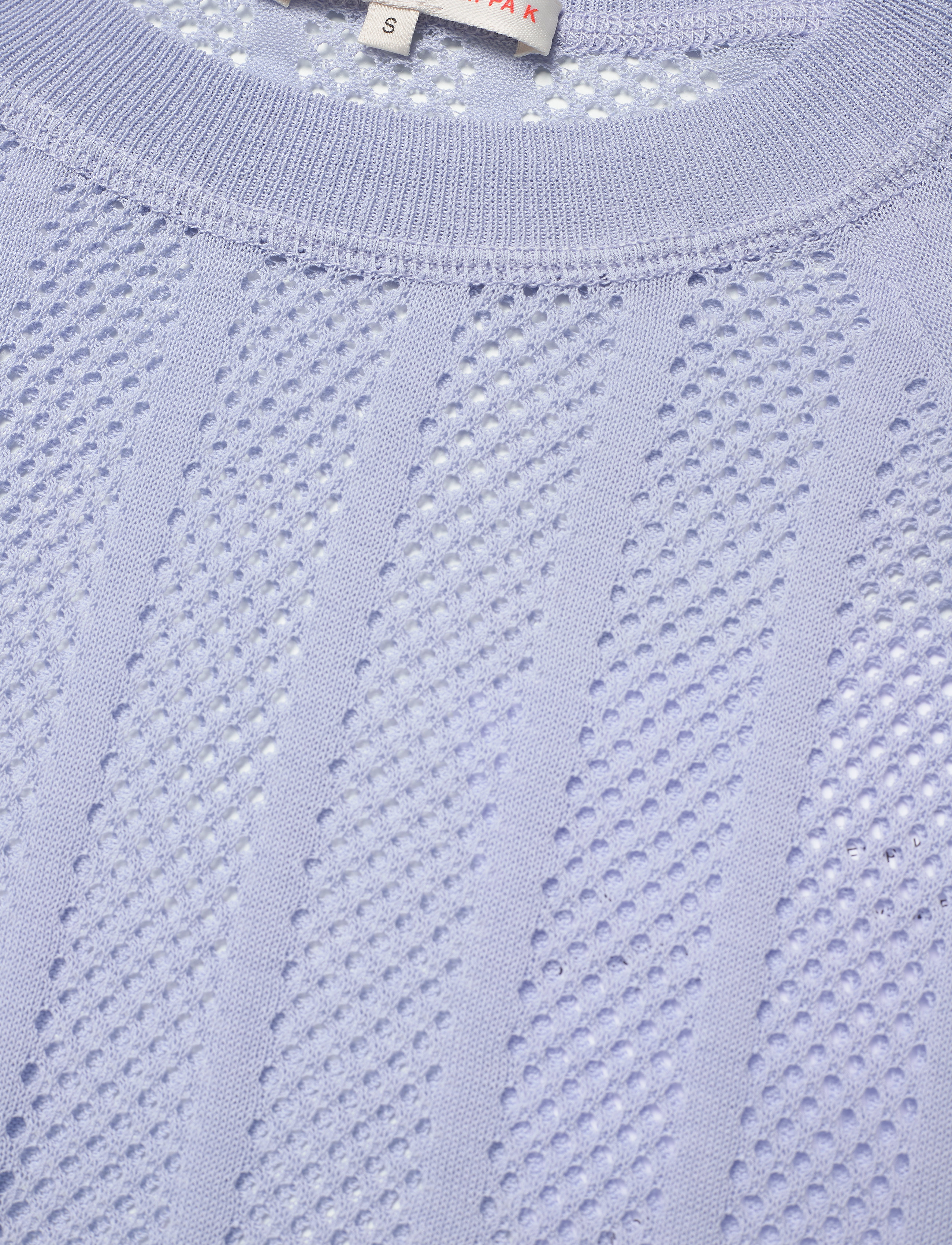 Filippa K - Cotton Mesh Knit Top - sky blue - 2