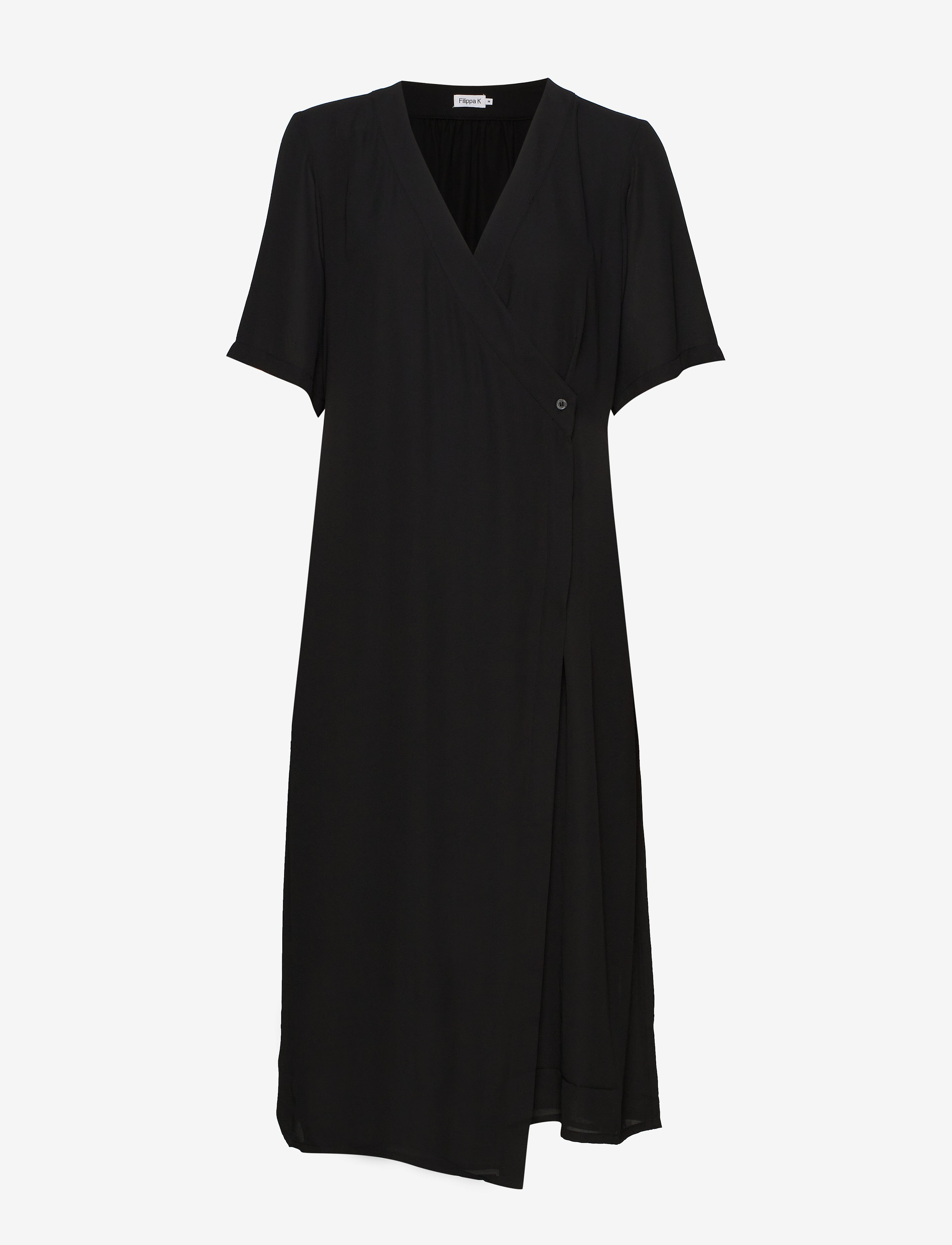 Filippa K Amalia Wrap Dress - Filippa K - BLACK / black