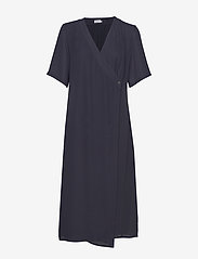 Filippa K - Amalia Wrap Dress - omlottklänning - ink blue - 0