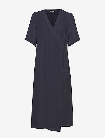 Filippa K Amalia Wrap Dress - Filippa K - INK BLUE / blue