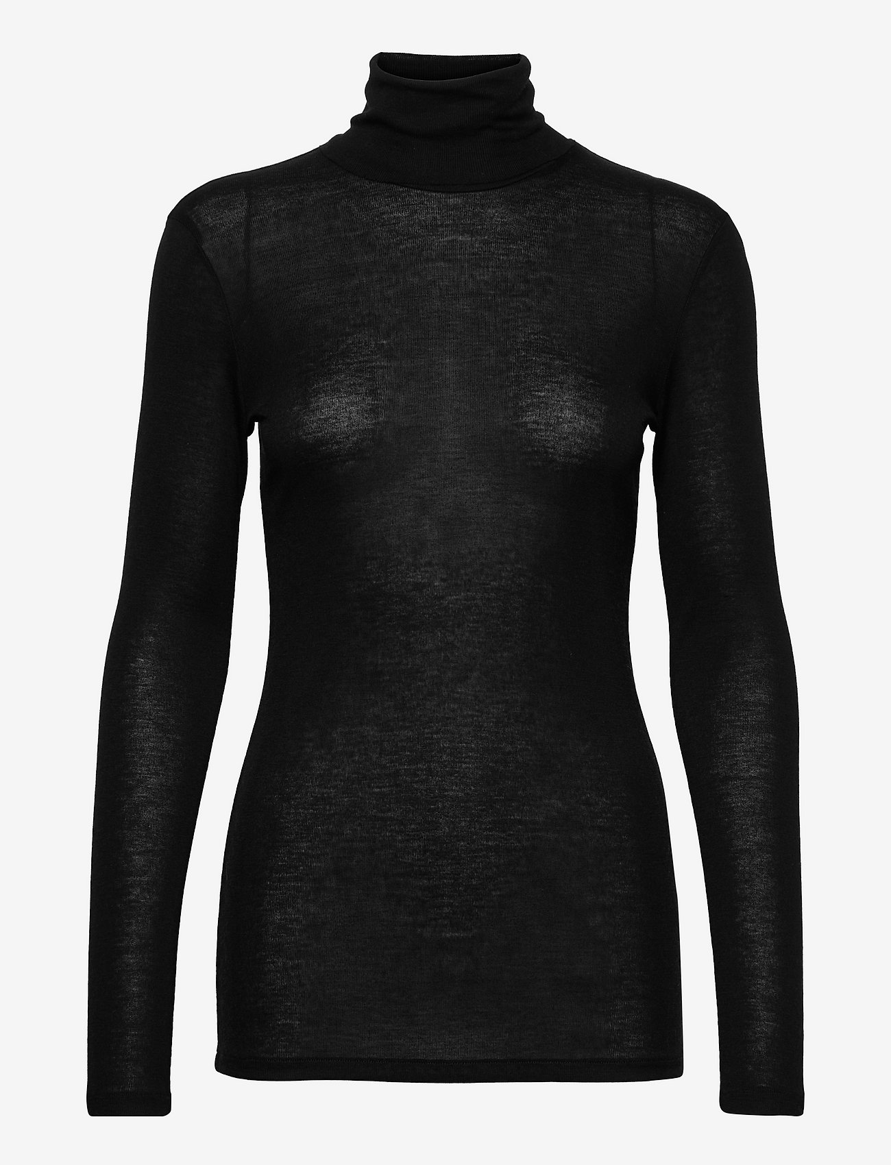 Romie Turtleneck Top - BLACK