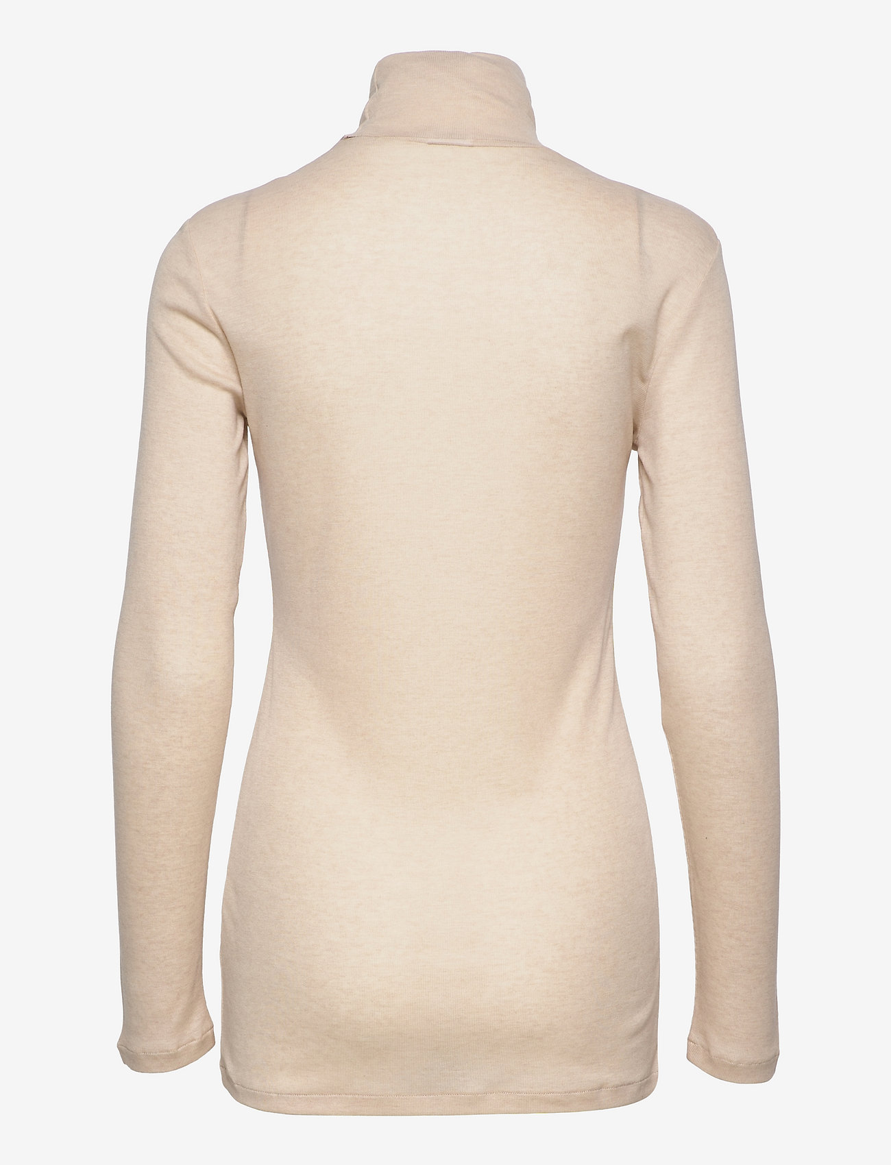 Filippa K - Romie Turtleneck Top - pitkähihaiset t-paidat - soft beige - 1