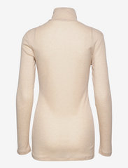 Filippa K - Romie Turtleneck Top - t-shirts & topper - soft beige - 1