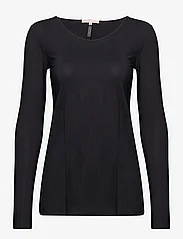 Filippa K - Dance Layer Top - t-shirts met lange mouwen - black - 0