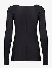 Filippa K - Dance Layer Top - pitkähihaiset t-paidat - black - 1