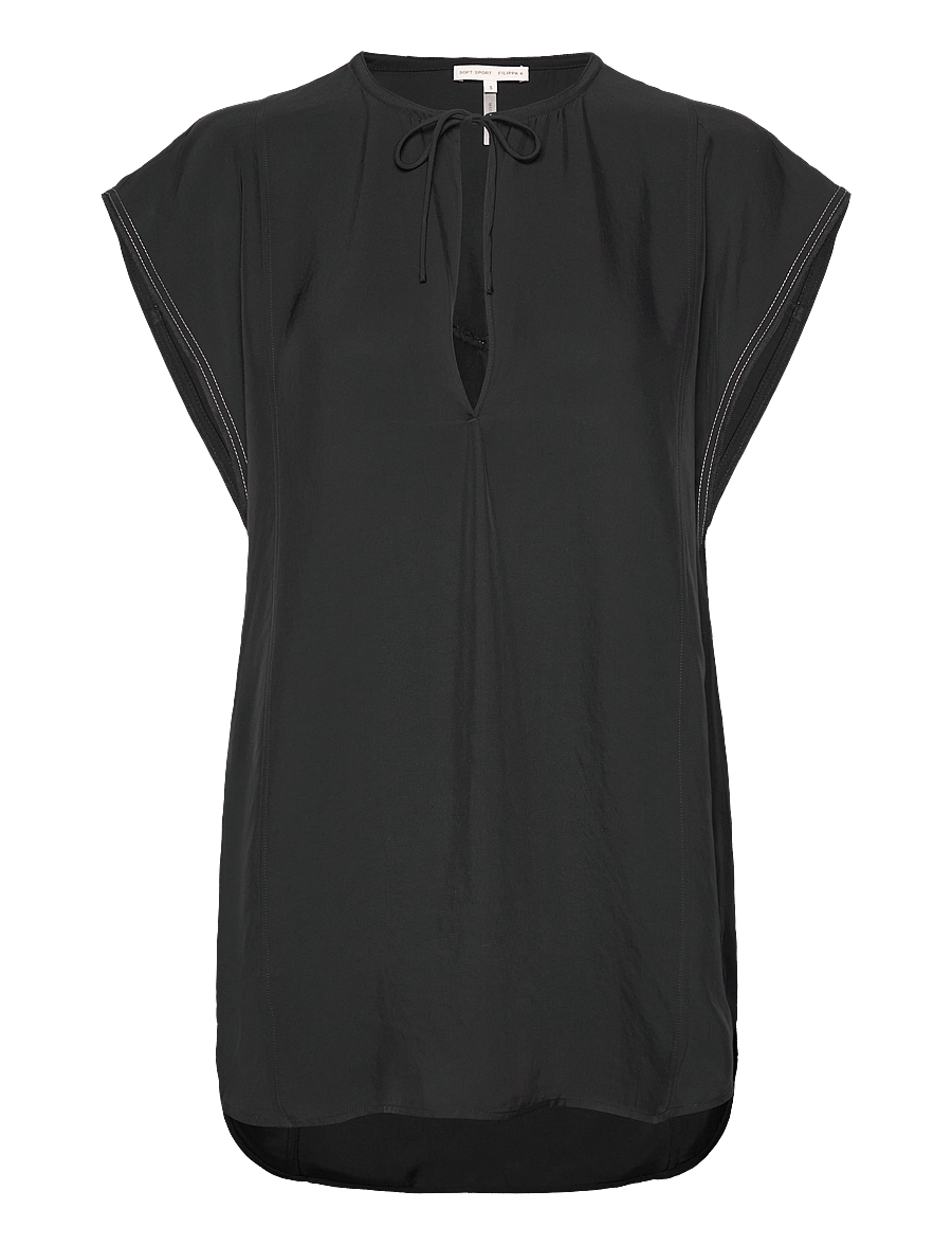 Filippa K - Ease Top - Ärmellose blusen - black - 0