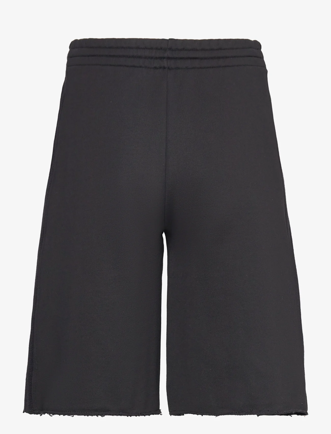 Filippa K - Reversed Stripe Shorts - sweatshorts - black - 1