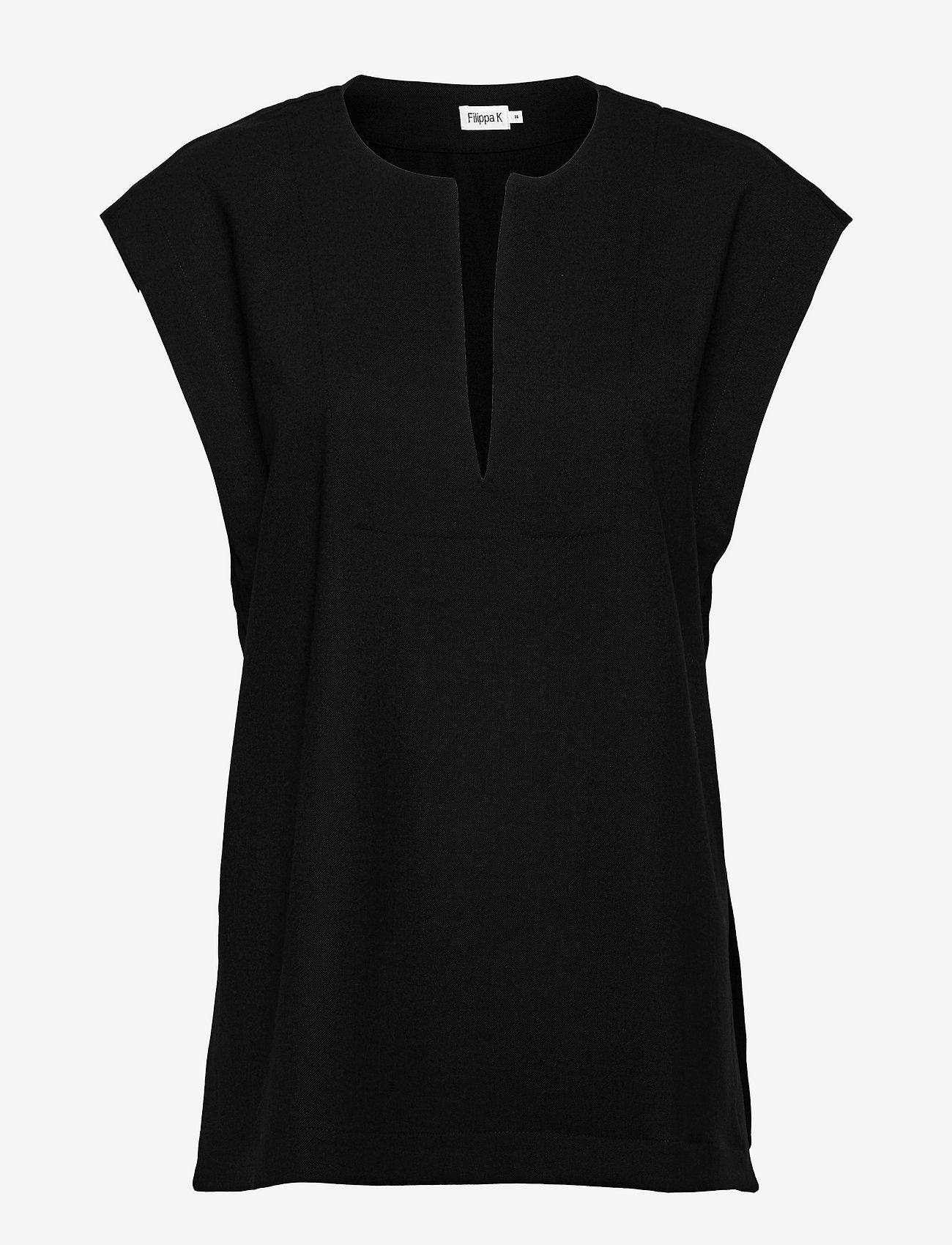 Filippa K - Gina Flannel Vest - black - 0