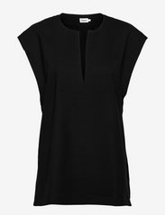Filippa K - Gina Flannel Vest - black - 0