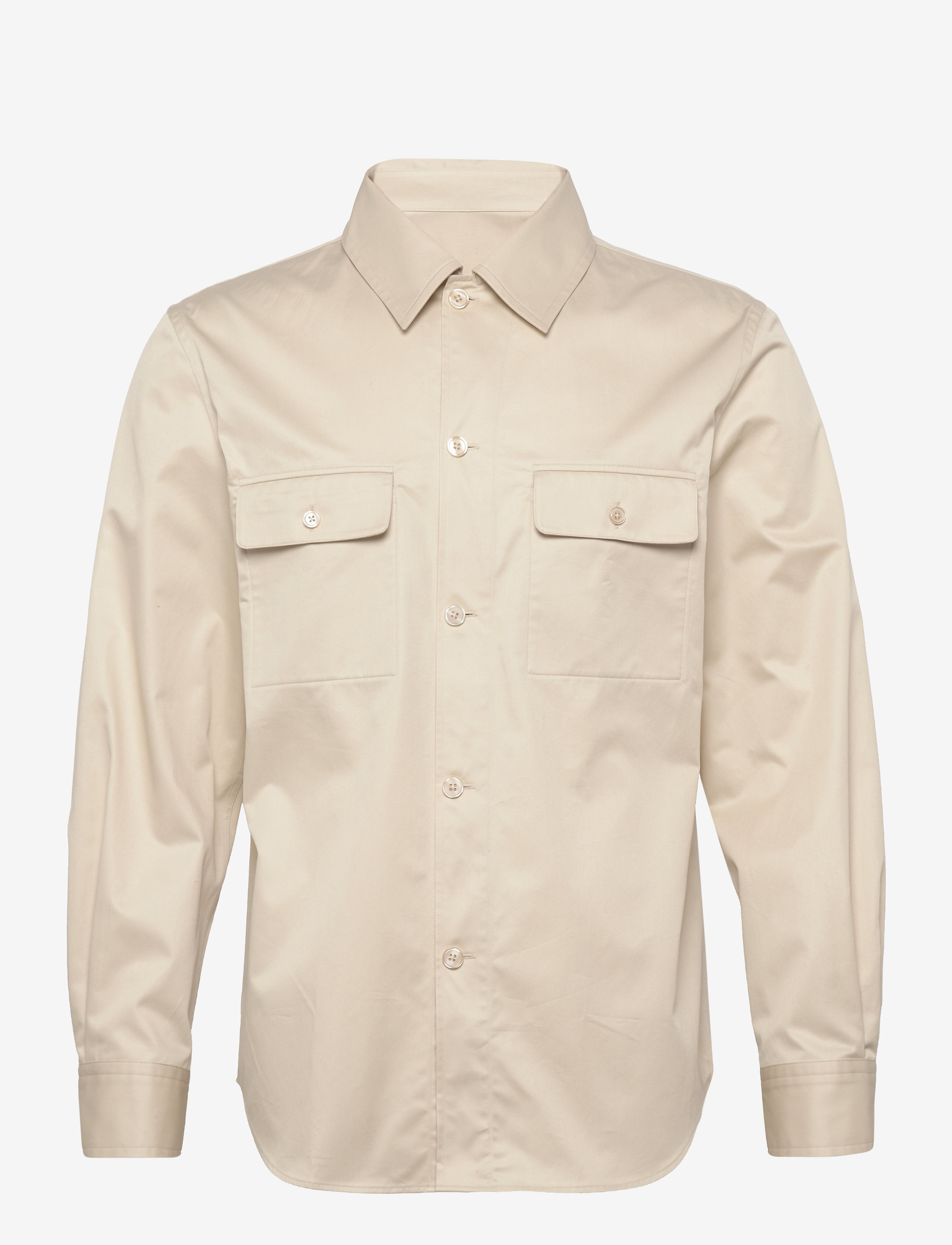 Filippa K - M. Oscar Cotton Shirt - soft beige - 0