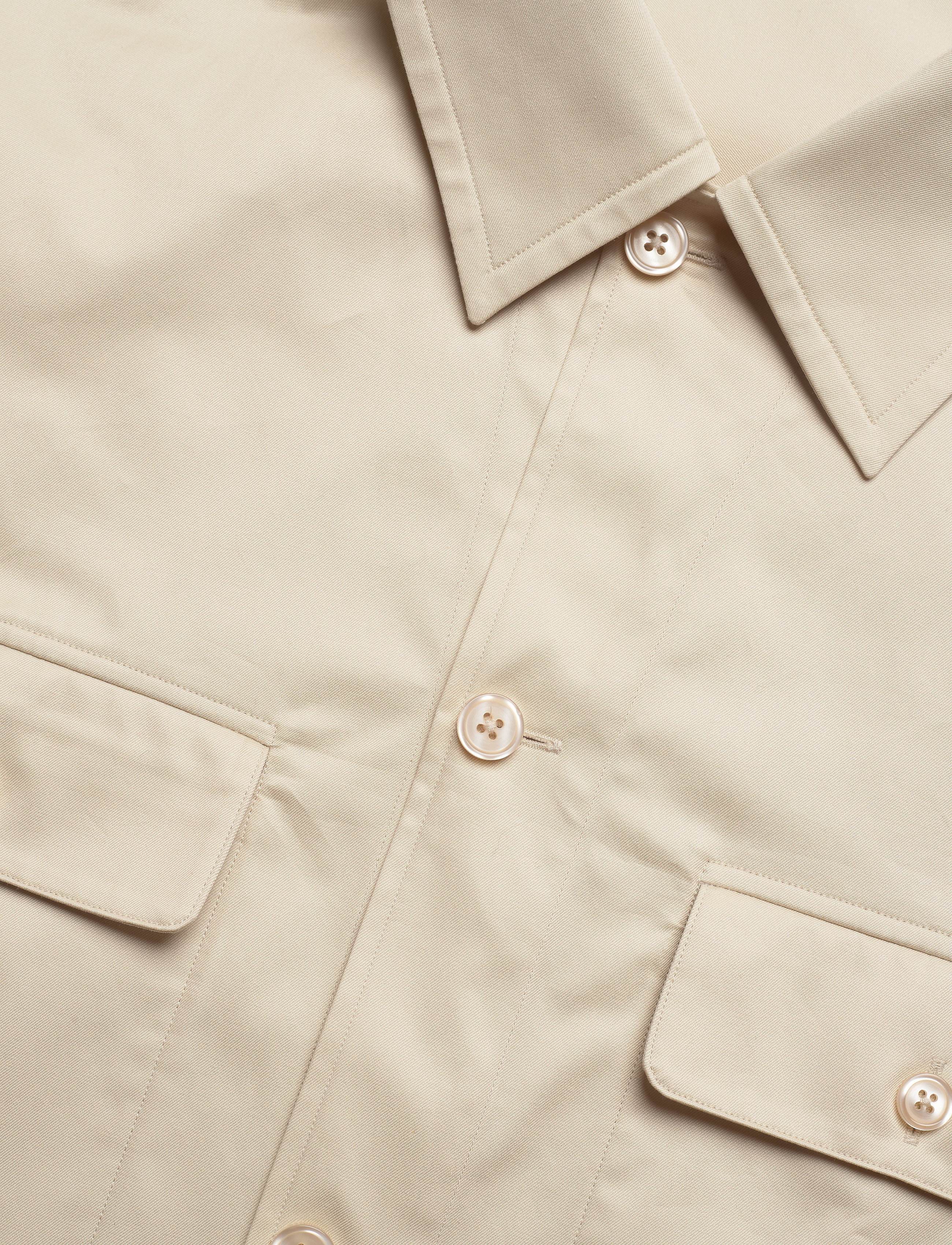Filippa K - M. Oscar Cotton Shirt - soft beige - 3