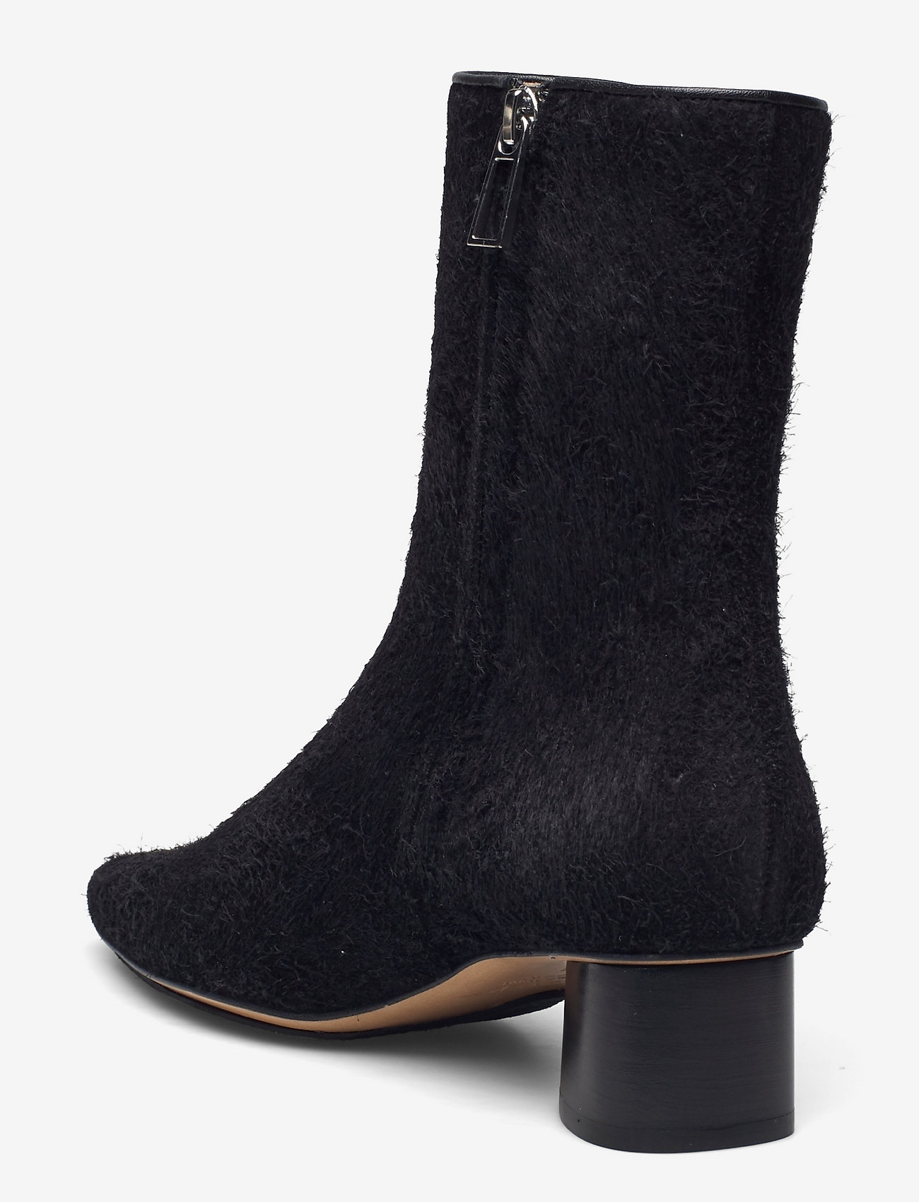 Filippa K - Edith Mid Bootie - black hair - 2