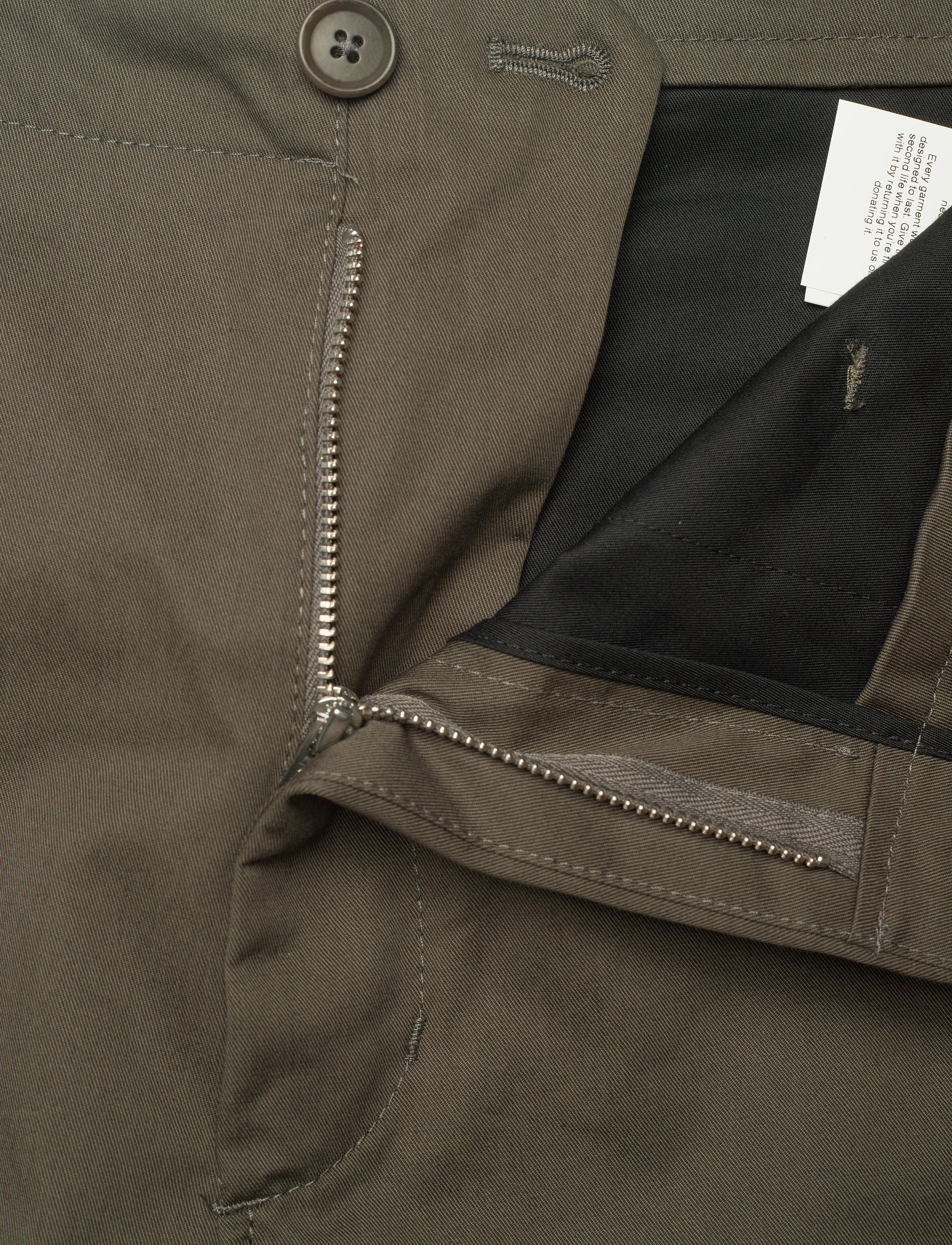 Filippa K - M. Flynn Cotton Chino - faded moss - 3