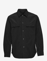 M. Oscar Nylon Overshirt - BLACK