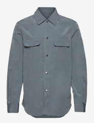 Filippa K - M. Oscar Nylon Overshirt - vyrams - dusty blue - 0