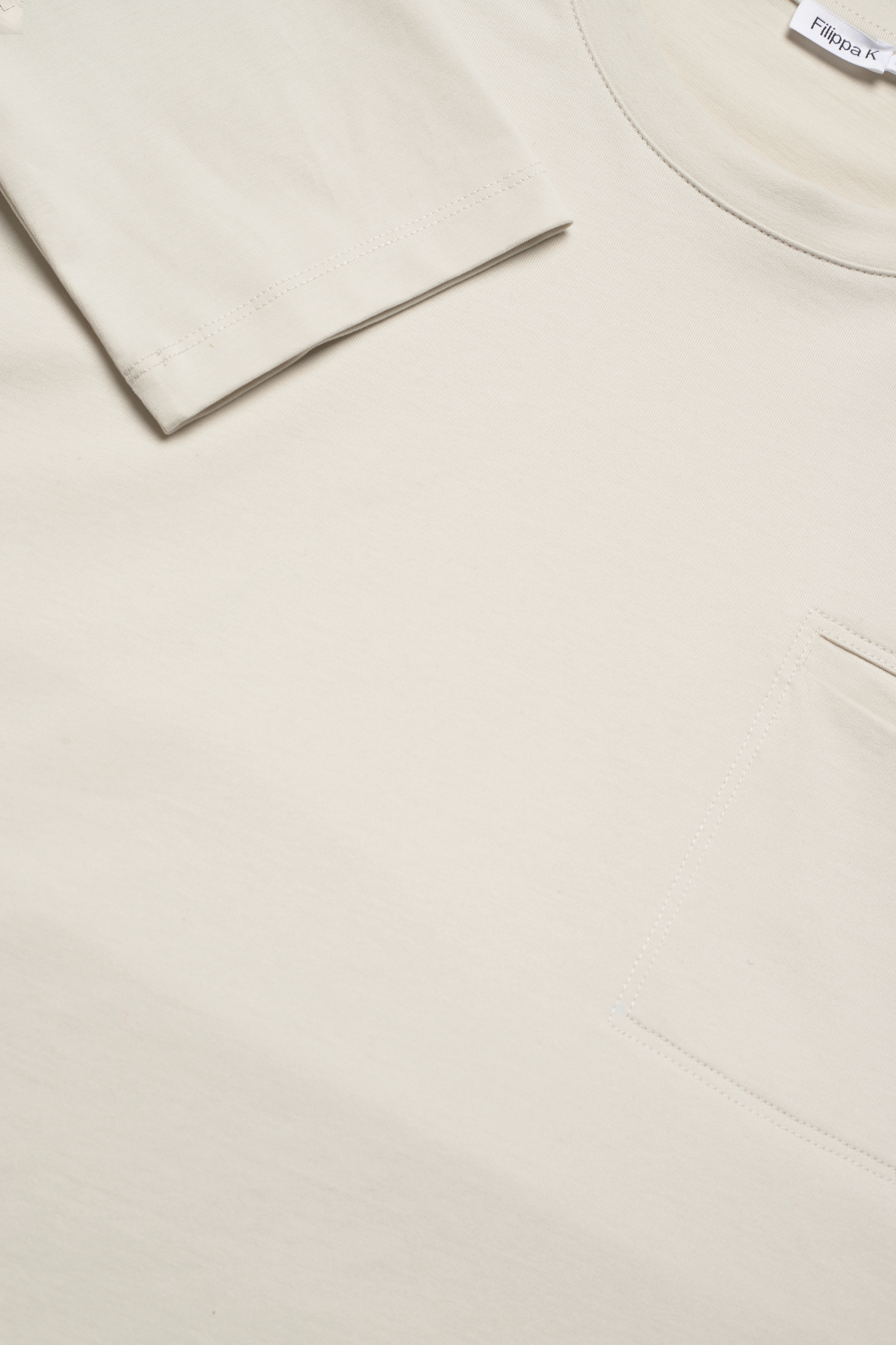 Filippa K - M. Brushed Cotton Top - ivory - 2