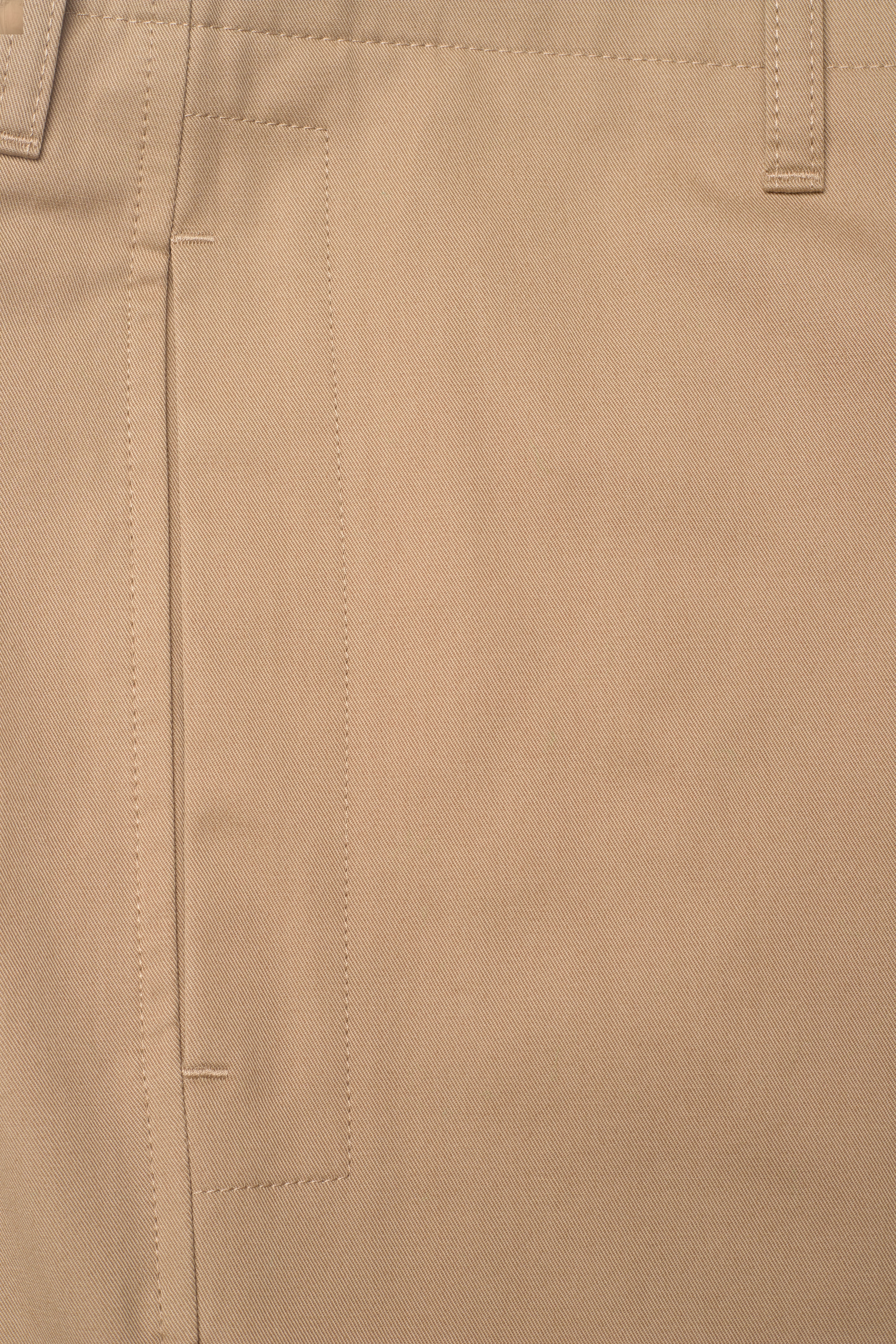 Filippa K - M. Flynn Cotton Short - dark khaki - 2