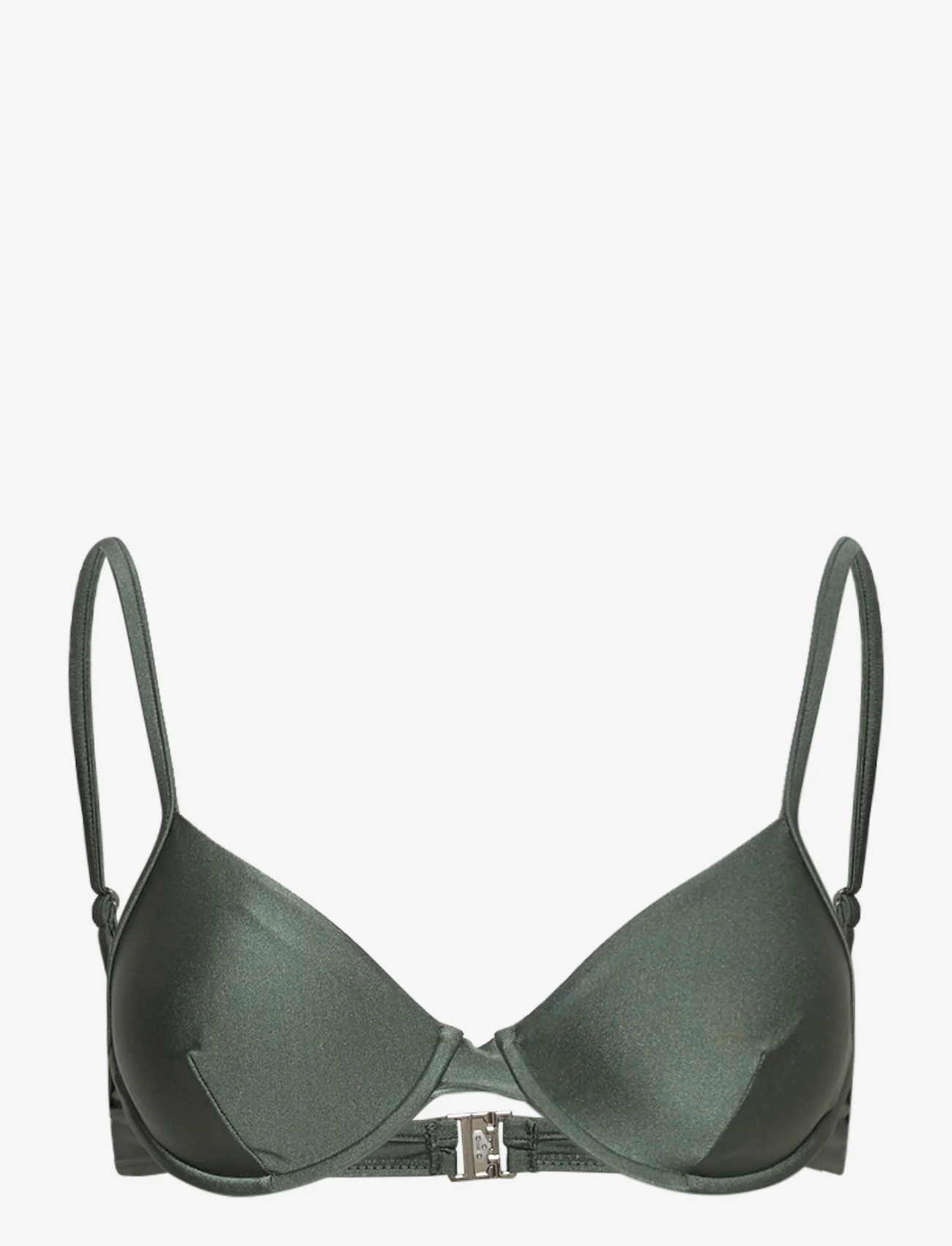 Filippa K - Shimmer Underwire Top - bikinitopp med spiler - pale green - 0