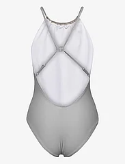 Filippa K - Halter Printed Swimsuit - ujumistrikood - beige stri - 1