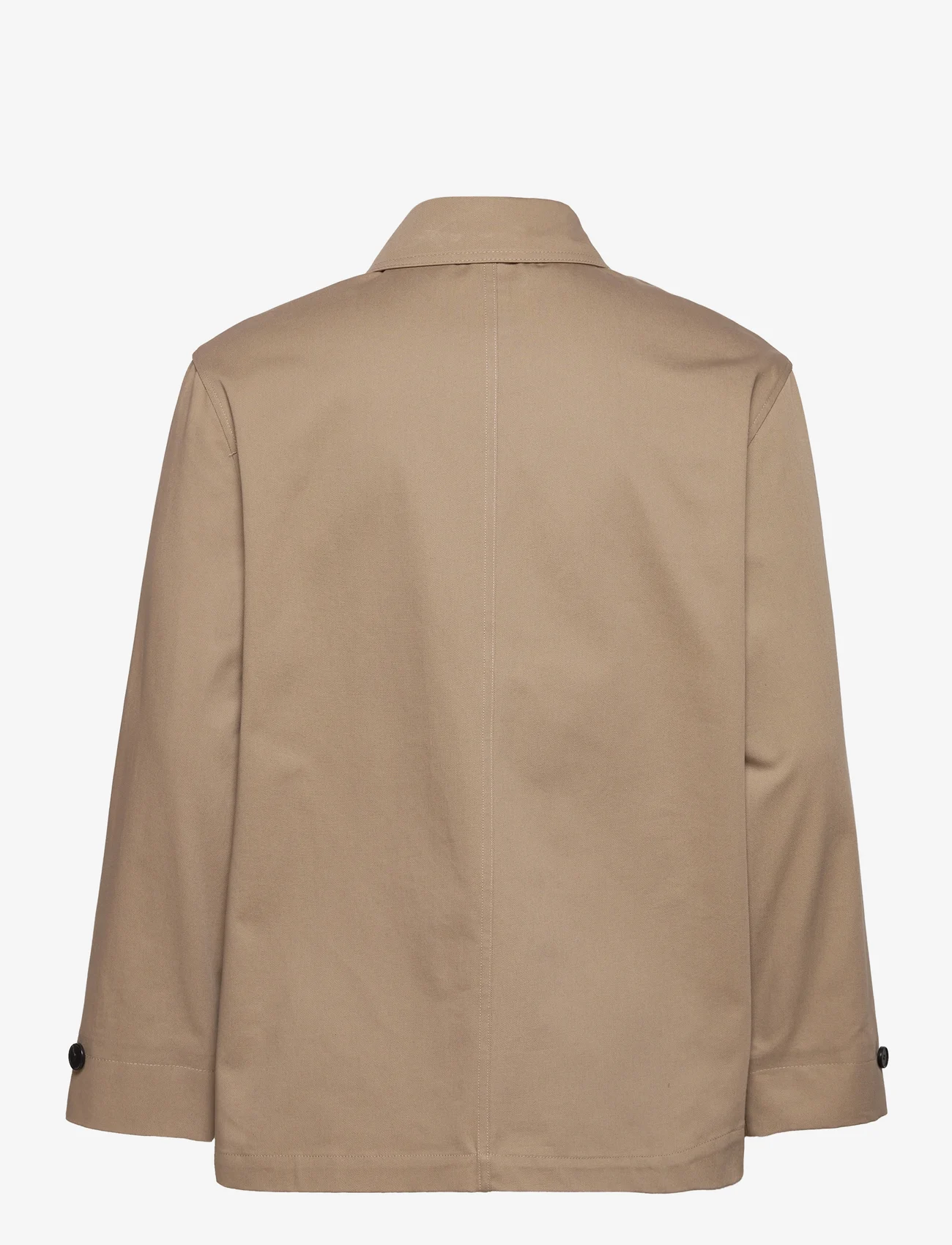 Filippa K - M. York Cotton Coat - forårsjakker - dark khaki - 1