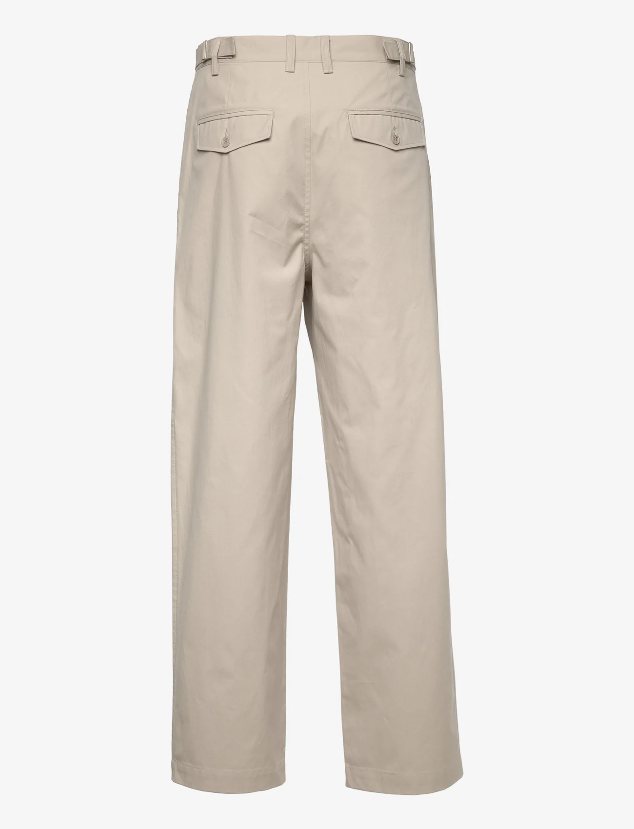 Filippa K - M. Maxwell Cotton Trouser - grey beige - 1