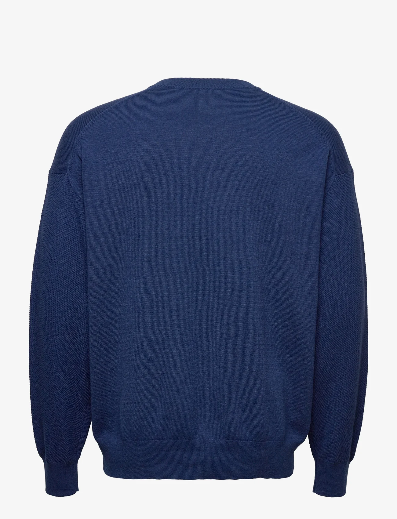 Filippa K - M. Axel Sweater - megzti laisvalaikio drabužiai - royal blue - 1