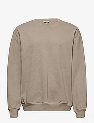 Filippa K - M. Cedric Sweatshirt - medvilniniai megztiniai - grey beige - 0