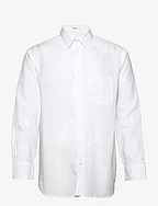 M. Noel Tencel Shirt - WHITE