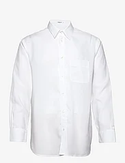Filippa K - M. Noel Tencel Shirt - laisvalaikio marškiniai - white - 0
