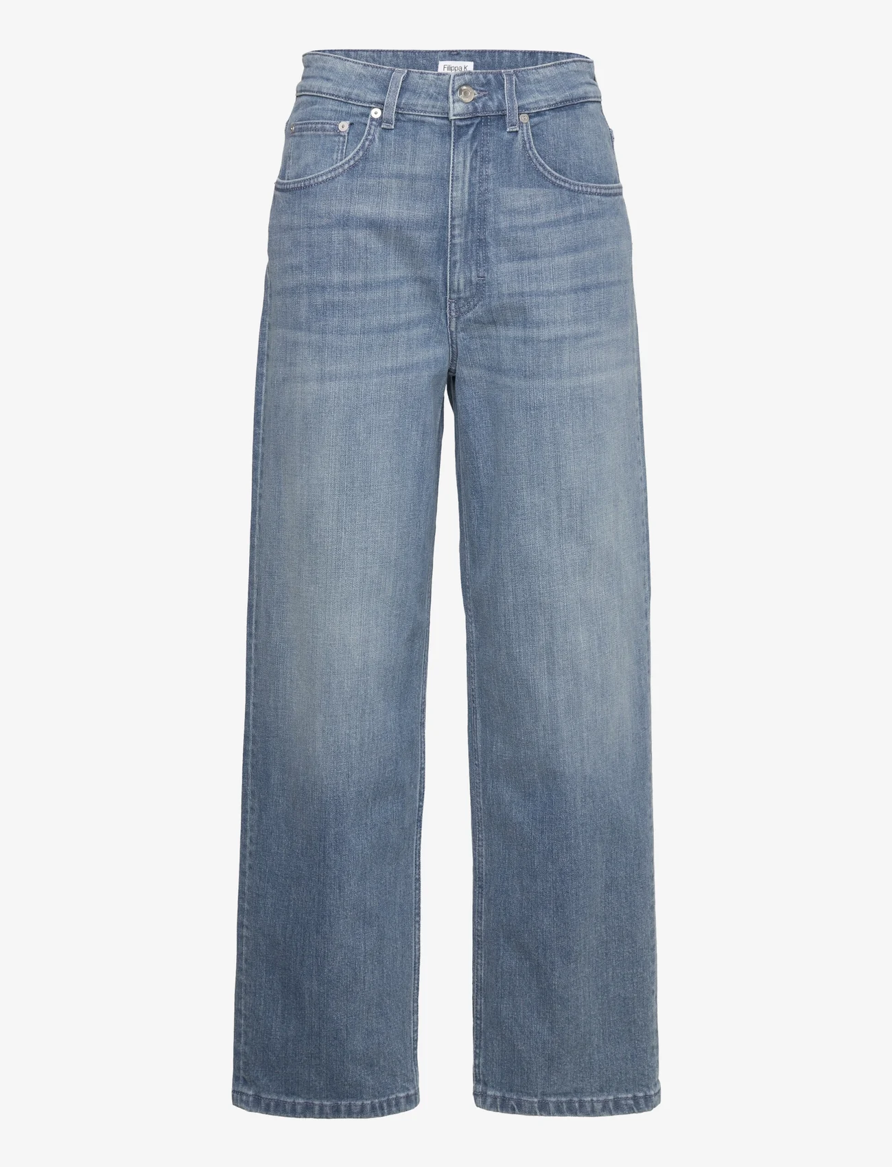 Filippa K - Kay Vapor Blue Wash - brede jeans - vapor blue - 0