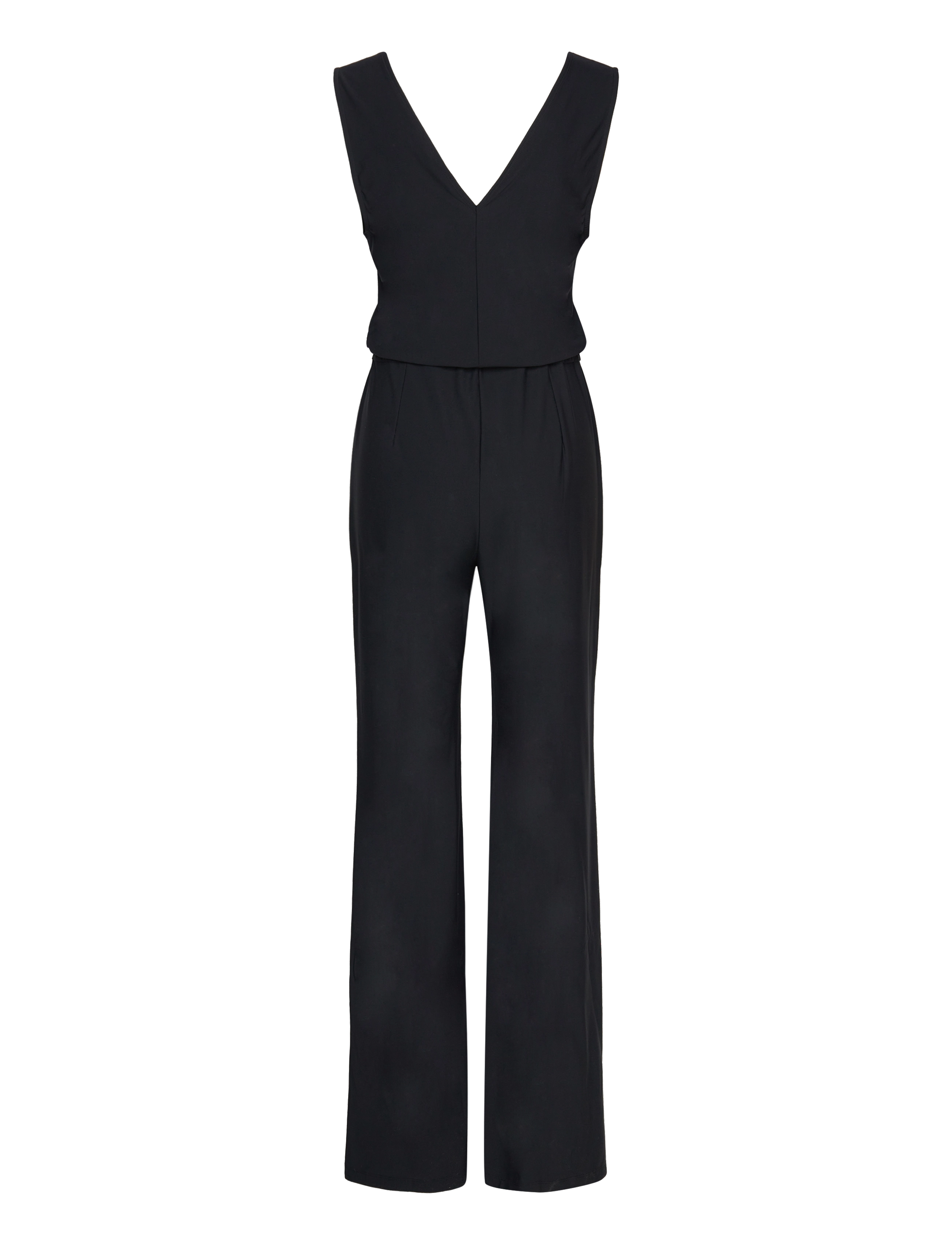 Filippa K - V-neck Jumpsuit - black - 1