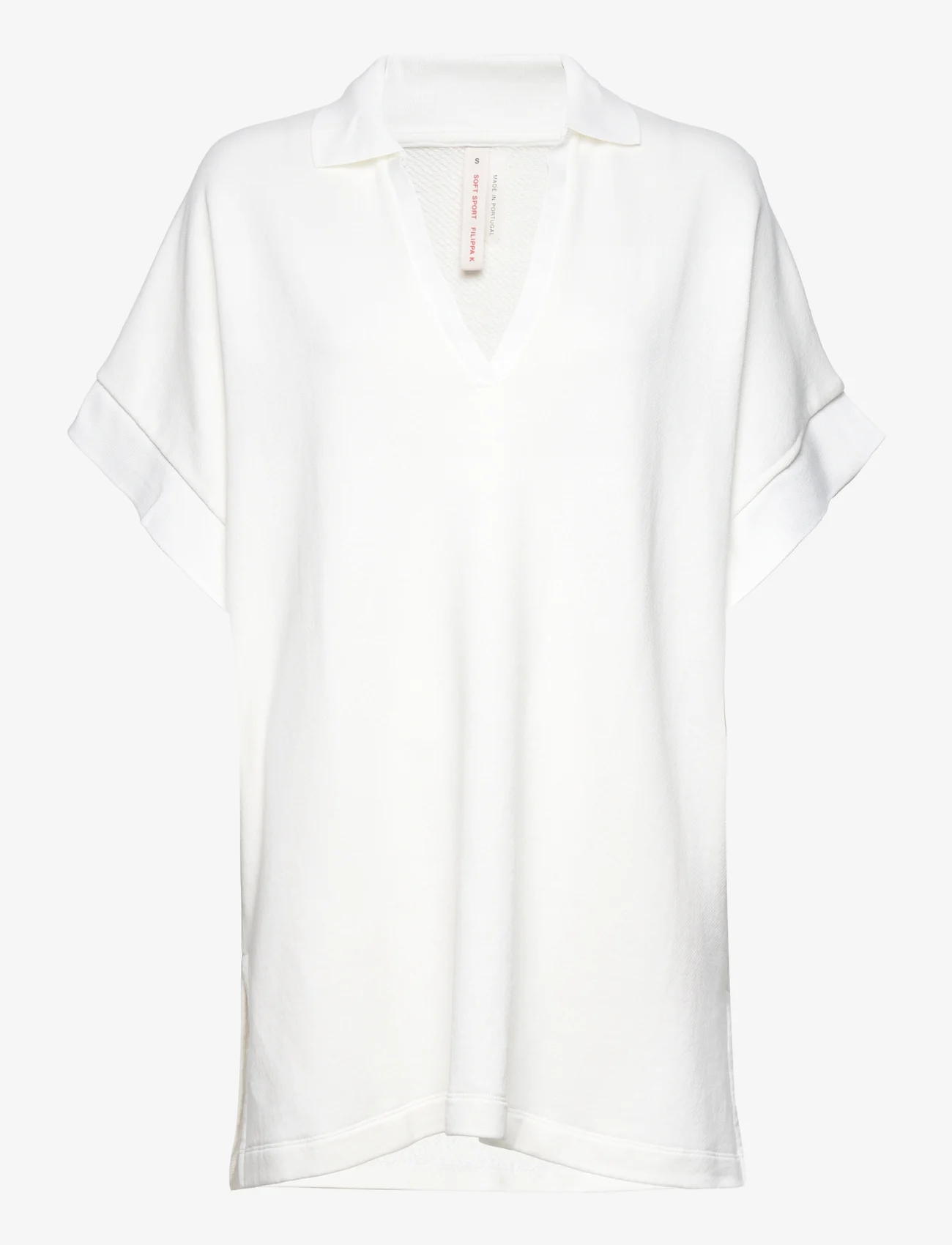 Filippa K - Felpa Poncho - blouses korte mouwen - white chal - 0