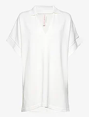 Filippa K - Felpa Poncho - blouses korte mouwen - white chal - 0