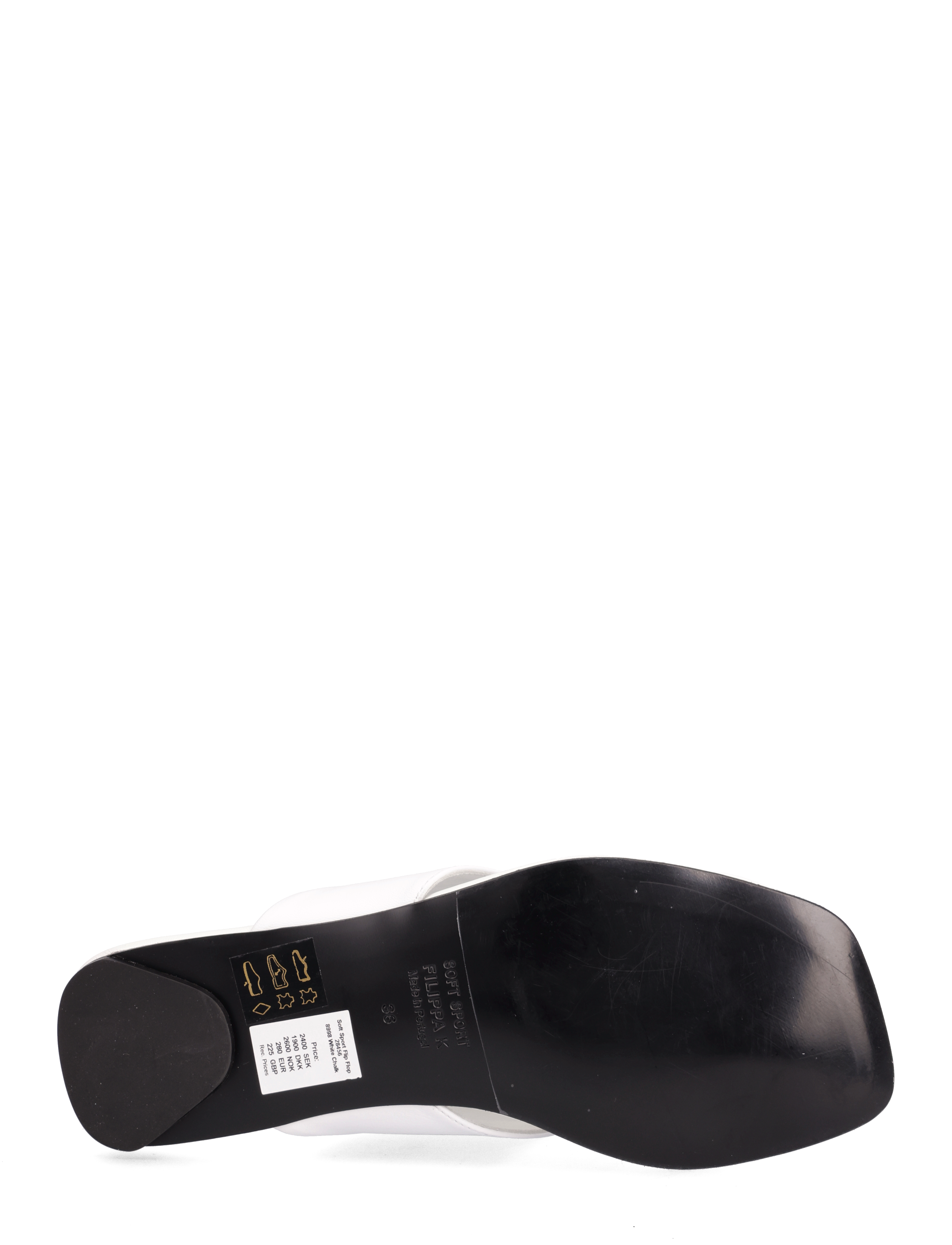 Filippa K - Soft Sport Flip Flop - white chal - 4