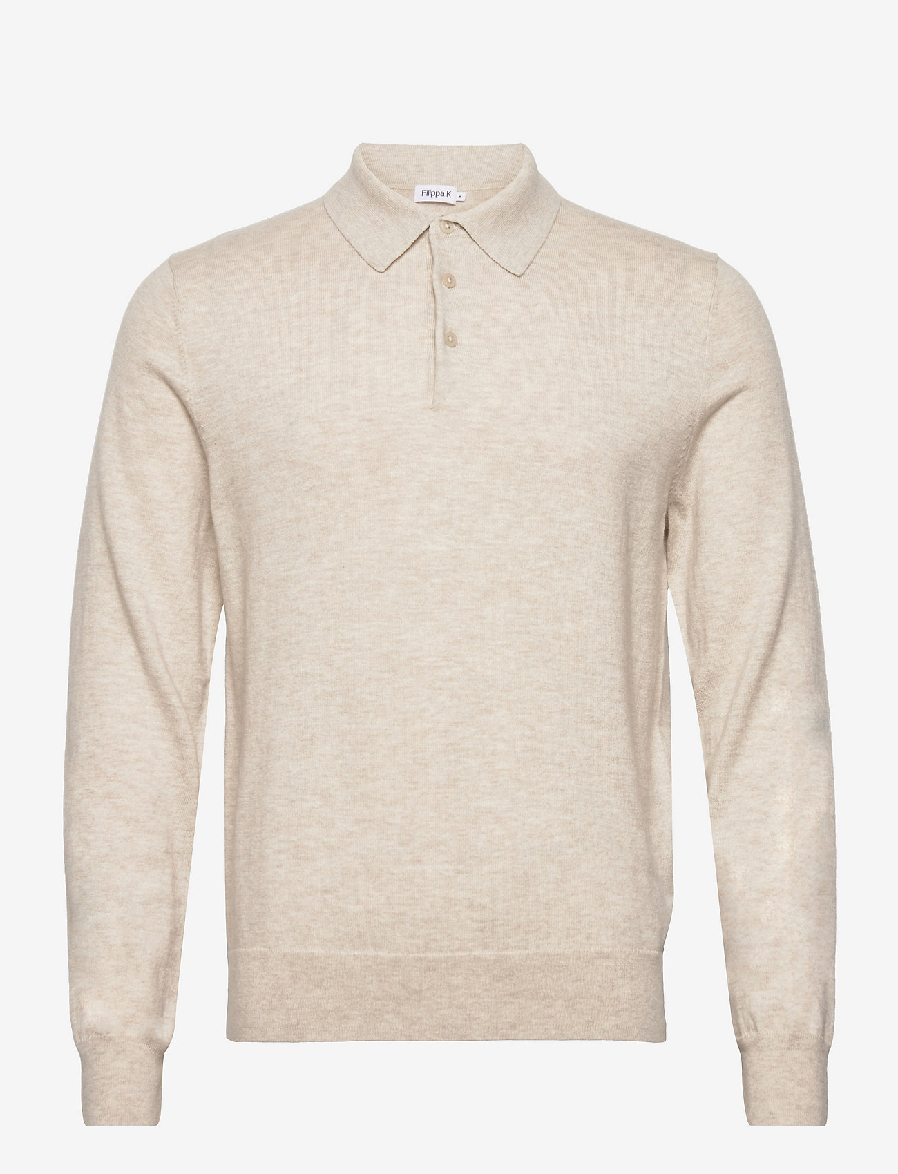 M. Knitted Polo Shirt - IVORY MELA