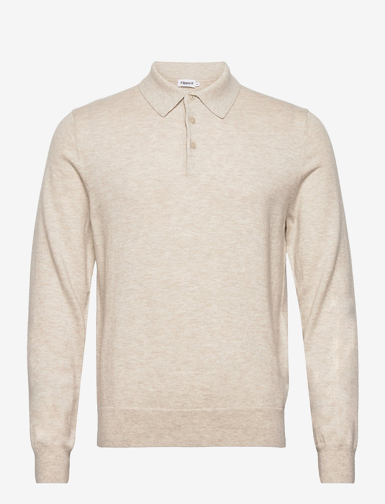 M. Knitted Polo Shirt - IVORY MELA