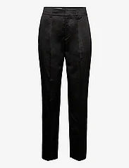Filippa K - Nica Shiny Trouser - sirge säärega püksid - black - 0