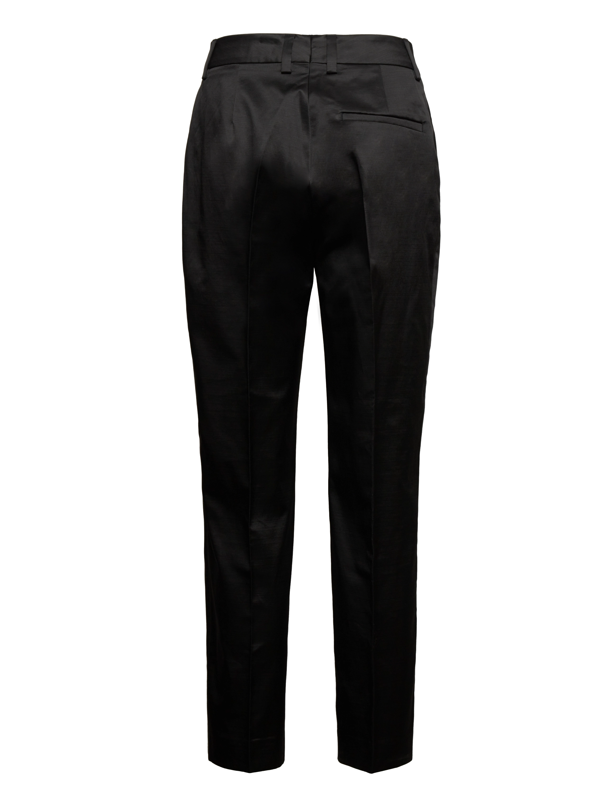 Filippa K - Nica Shiny Trouser - spodnie proste - black - 1