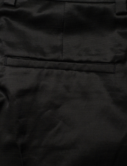 Filippa K - Nica Shiny Trouser - sirge säärega püksid - black - 4