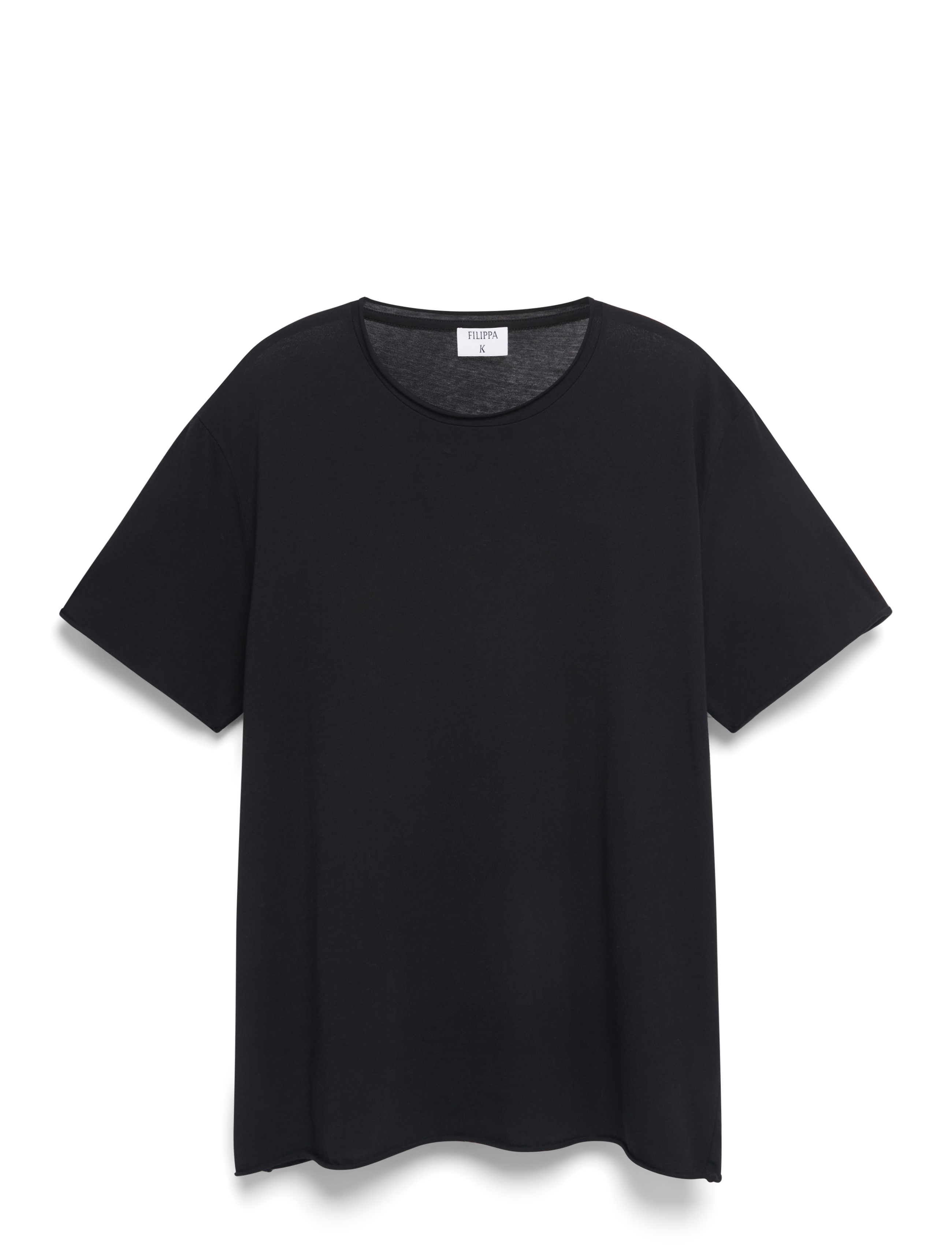 Filippa K - Roll Neck Tee - short-sleeved t-shirts - black - 1