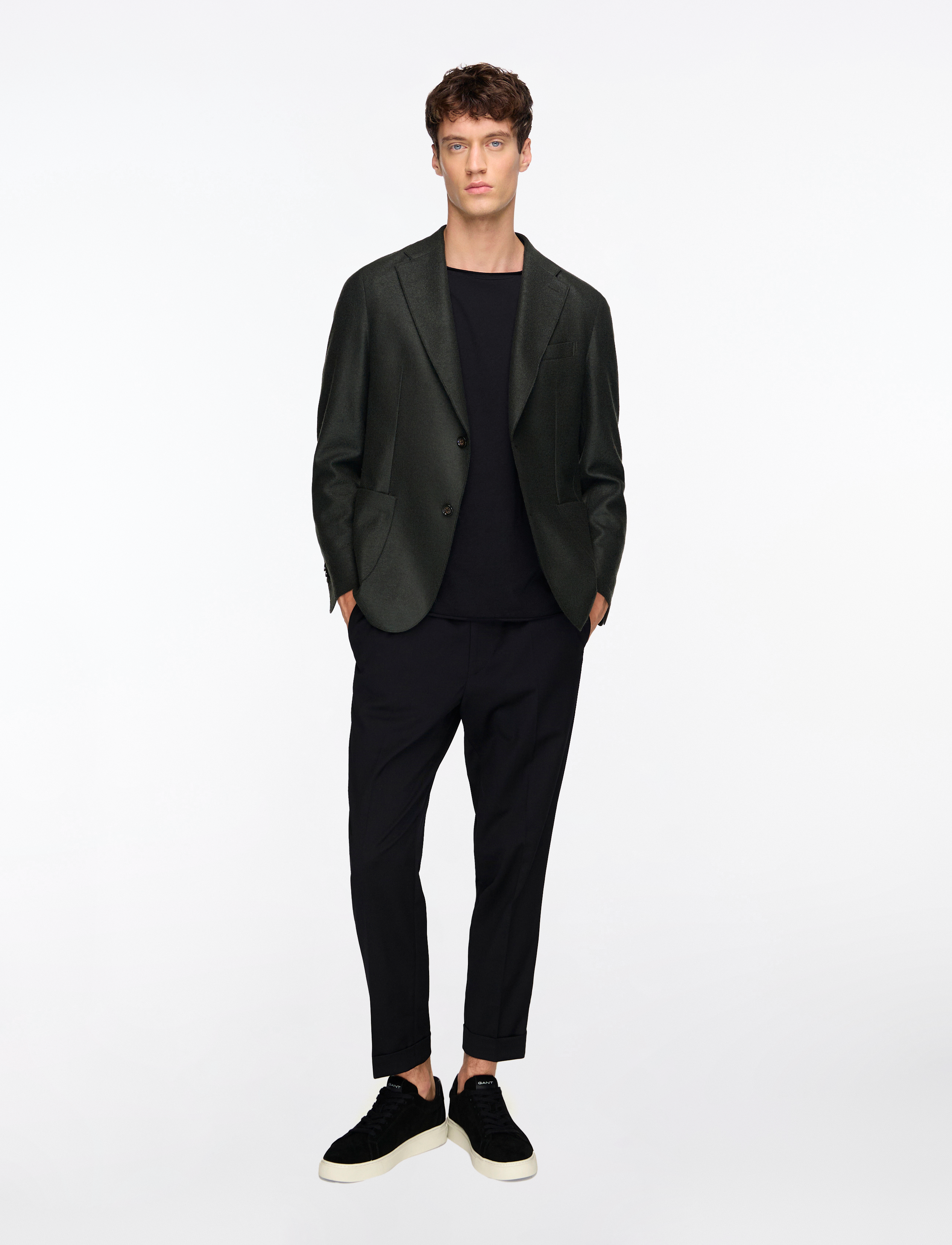 Filippa K - Roll Neck Tee - short-sleeved t-shirts - black - 2