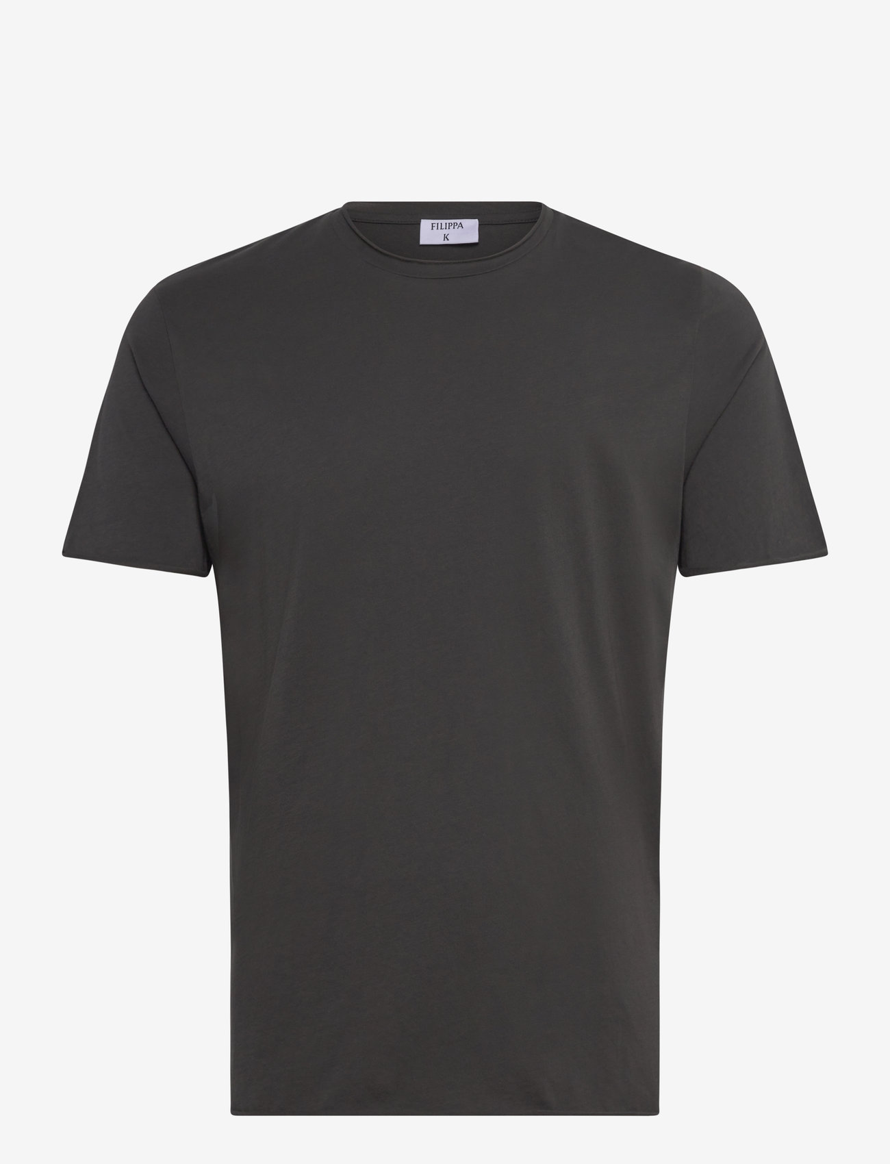 Filippa K - Roll Neck Tee - efterårstøj - charcoal g - 0