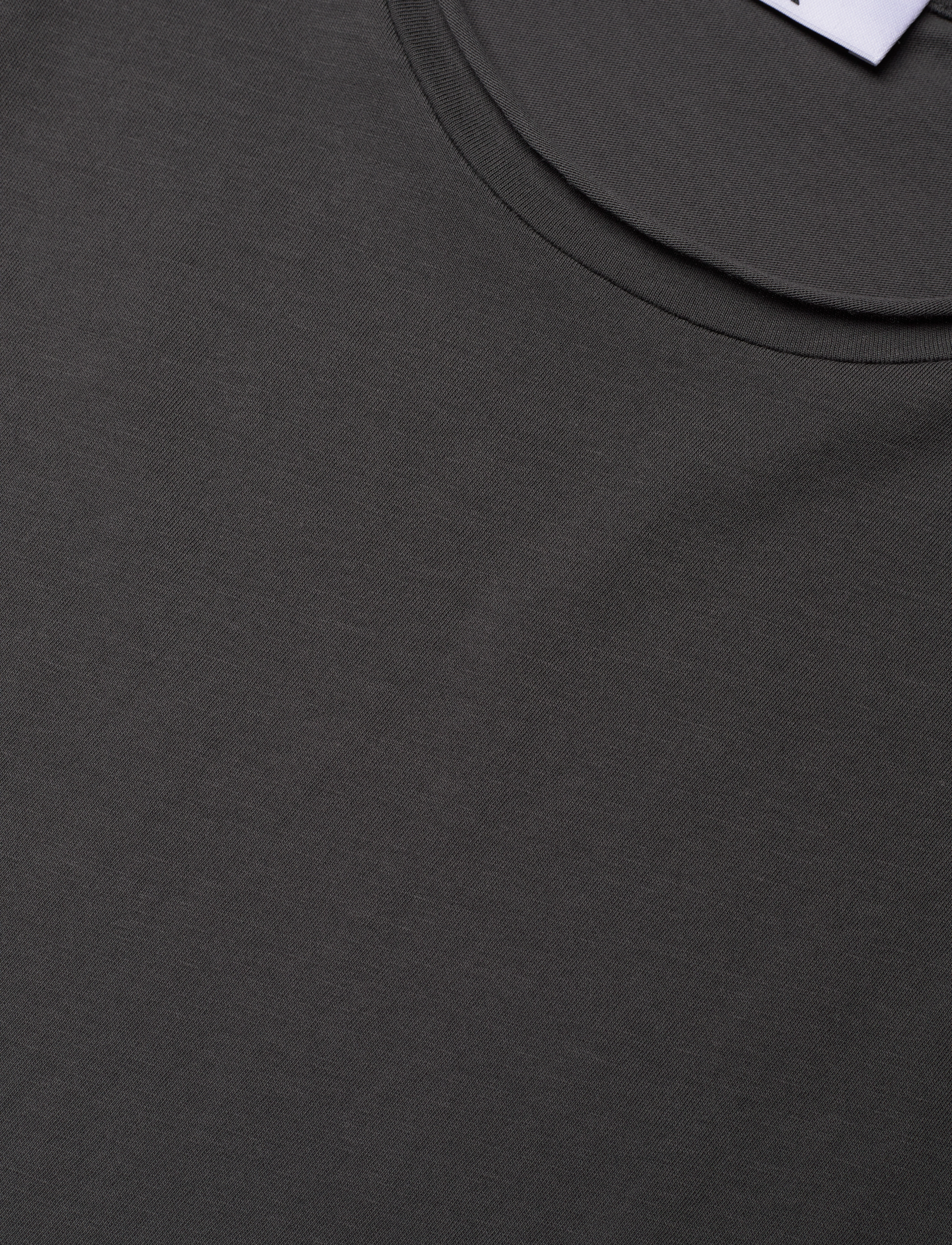 Filippa K - Roll Neck Tee - charcoal g - 2