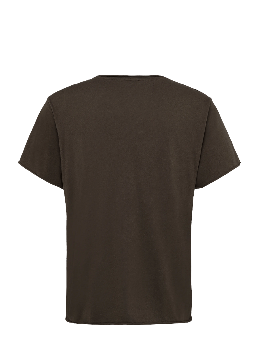 Filippa K - Roll Neck Tee - t-shirts - golden brown - 2