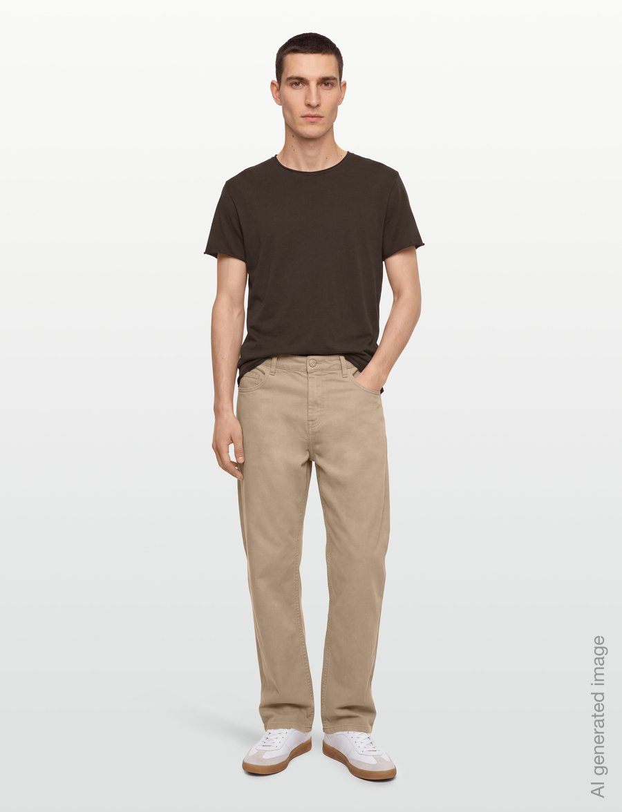 Filippa K - Roll Neck Tee - t-shirts - golden brown - 0