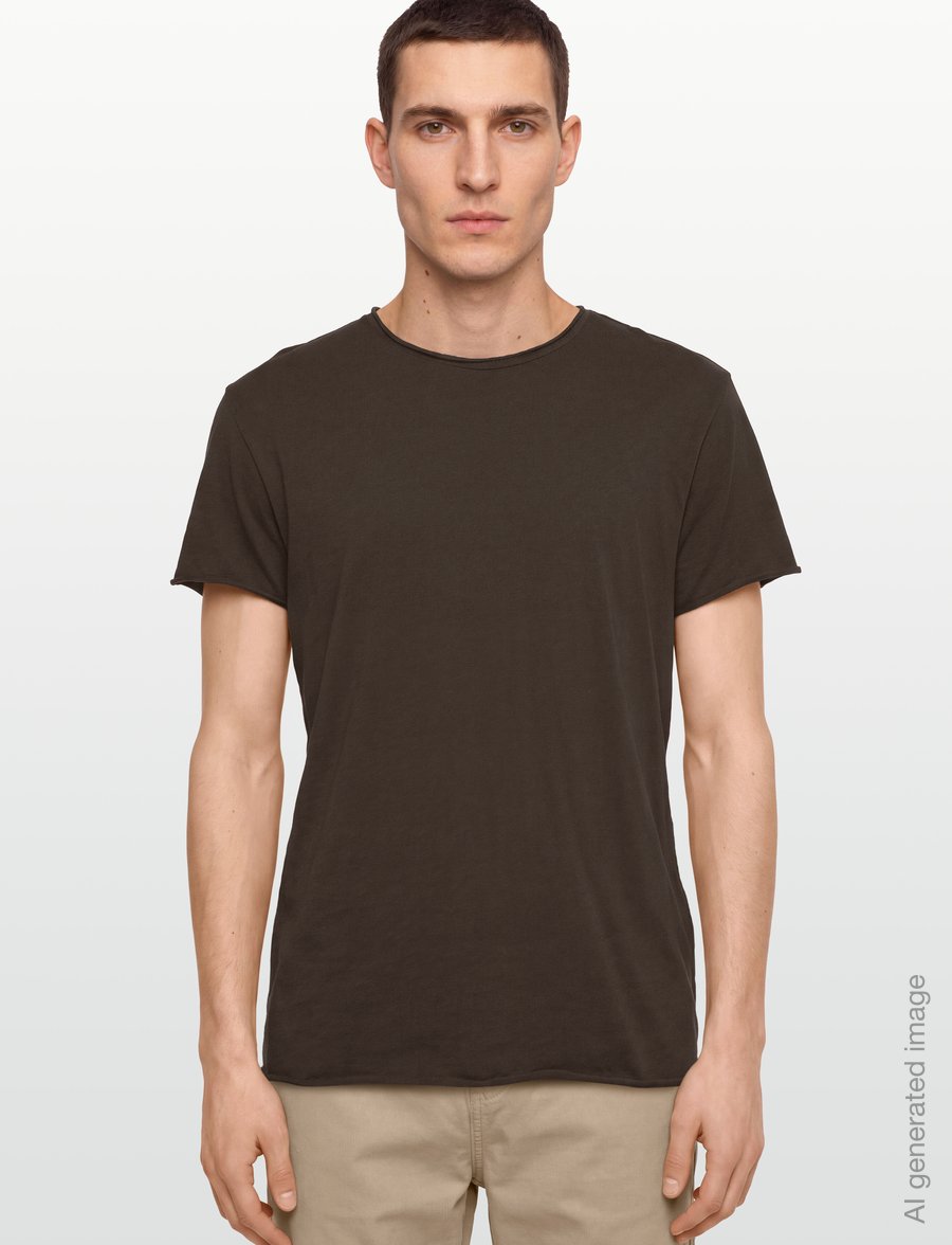 Filippa K - Roll Neck Tee - t-shirts - golden brown - 3