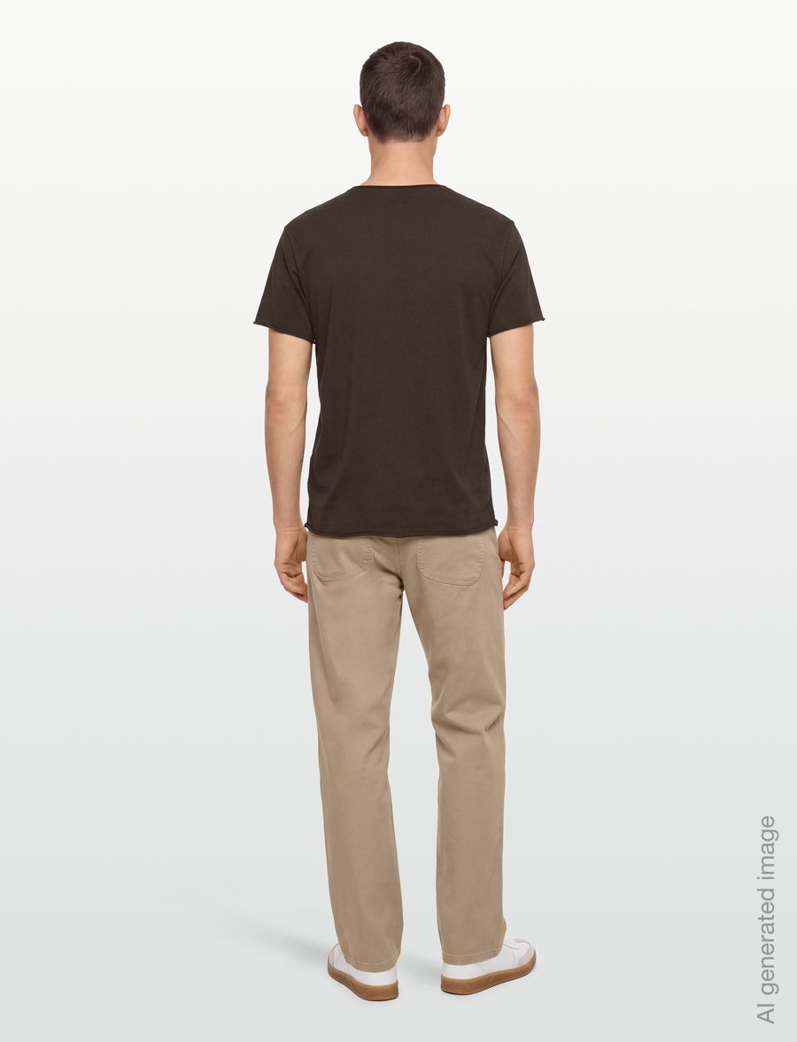 Filippa K - Roll Neck Tee - t-shirts - golden brown - 4
