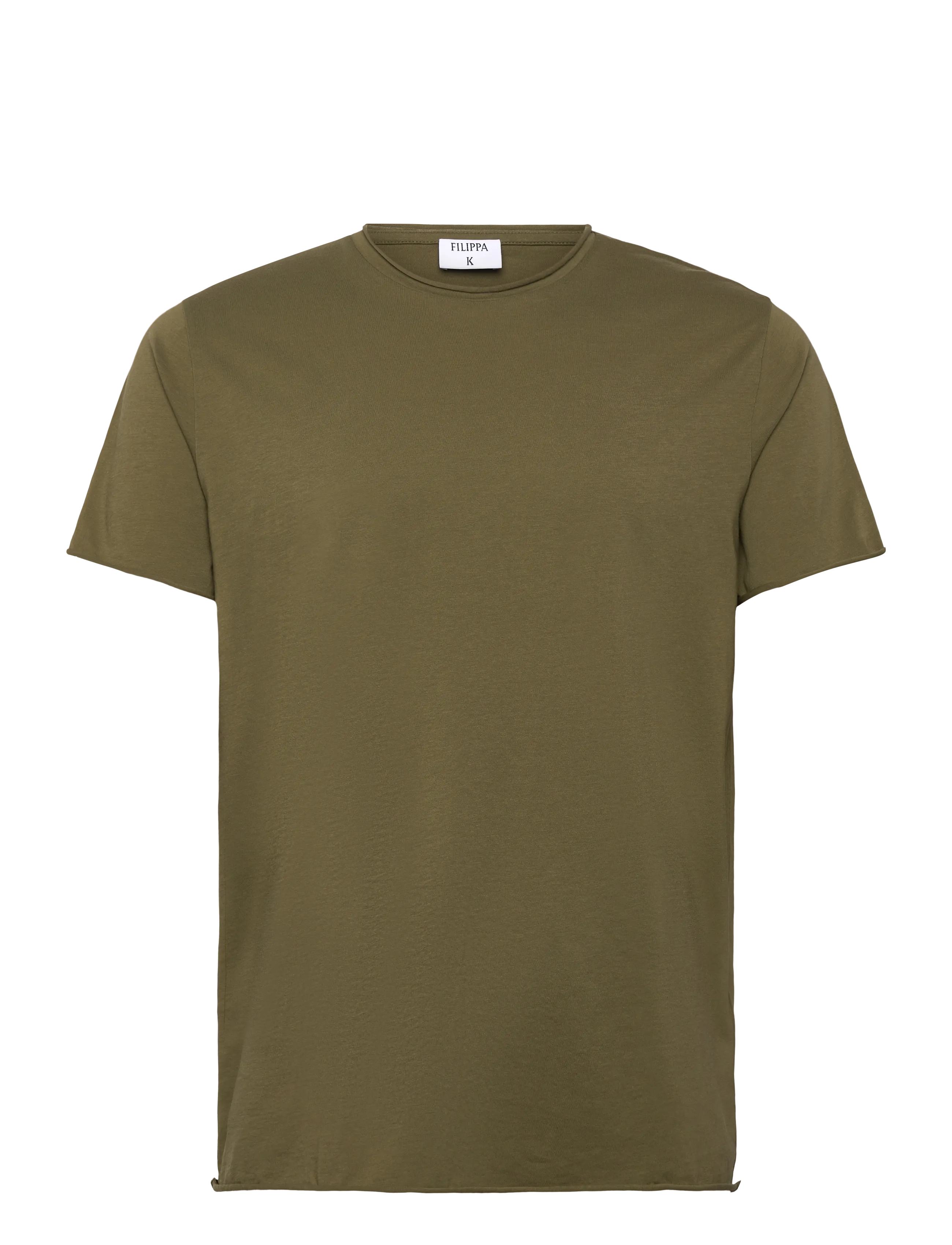Filippa K Roll Neck Tee - T-shirts - LAUREL GREEN / khaki/green