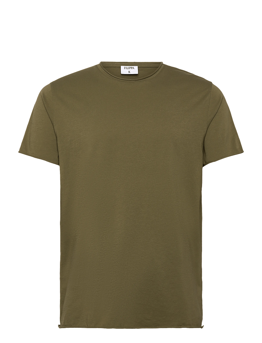 Filippa K - Roll Neck Tee - t-shirts - laurel green - 1